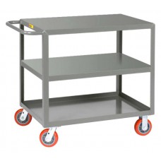 Little Giant 3-Shelf Steel Service Cart - Model 3LGL-3060-6PY