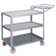 Little Giant 3-Shelf Steel Order Picking Cart - Model 3LG-1832-WSBRK 