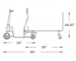 Amigo Dex Pro+ Personnel Carrier - Detachable Trailer