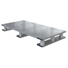 Vestil AP-ST-4024-SB Solid Top Aluminum Half Skid - 24 x 40, 4,000 lb, Welded Aluminum