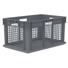 Akro-Mils 37612 Straight Wall Plastic Mesh Containers - 3 per Carton