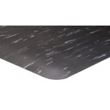 Apache Mills Anti-Fatigue K-Marble Black Foot Mat - 3x5