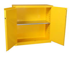 Jamco BS30 Slimline Flammable Safety Cabinet | 30 Gallon, Self-Closing Doors