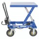 Vestil CART-PN-400 Rough Terrain Scissor Lift Cart with 400 lb Capacity | Pneumatic Tires, Hydraulic Foot Pump