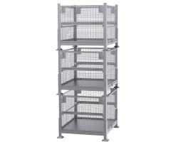 Davco Collapsible Wire Mesh Steel Bin - KD2GW-01