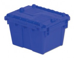 LEWISBins FP03 Plastic Attached Lid Distribution Containers