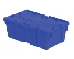 LEWISbins FP075 Plastic Attached Lid Distribution Container