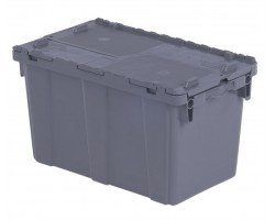 LEWISbins FP151 Plastic Attached Lid Distribution Containers