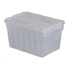 LEWISbins FP182CL Clear FliPak Attached Lid Container