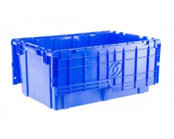 LEWISbins FP243 Plastic Attached Lid Distribution Container