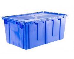 LEWISbins FP243 Plastic Attached Lid Distribution Container