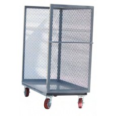 MECO 3S1836-1R-G Three-Sided Steel Service Cart, 18 x 36 Inch, 2,400 Lb Capacity MECO 3S1836-1R-G Three-Sided Steel Service Cart, 18 x 36 Inch, 2,400 Lb Capacity