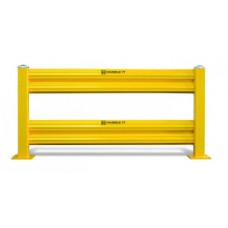 Handle-It Double High Starter Guard Rail – GR-3-S2 | Heavy-Duty Forklift Impact Barrier for Industrial & Warehouse Protection