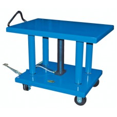 Vestil Hydraulic Post Table Cart with 3,000 lb Capacity | 48 x 48 in Platform | HT-30-4848