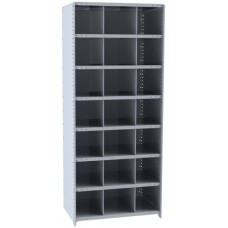 Hallowell 5526-18 Hi-Tech Metal Bin Starter Shelving