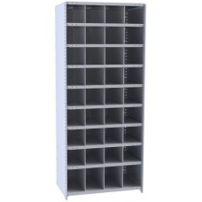 Hallowell 5527-12 Hi-Tech Metal Bin Starter Shelving 