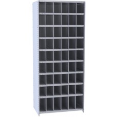 Hallowell 5528-18 Hi-Tech Metal Bin Starter Shelving