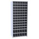 Hallowell 5529-12 Hi-Tech Metal Bin Shelving Starter Unit – 36” W x 12” D x 87” H, 78 Openings (66 @ 6”x6”, 12 @ 6”x9”)