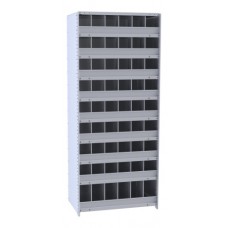 Hallowell 5530-24 Hi-Tech Metal Bin Starter Shelving