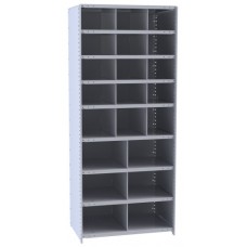 Hallowell 5532-12 Hi-Tech Metal Bin Starter Shelving