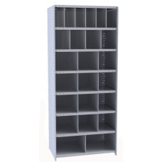 Hallowell 5534-12 Hi-Tech Metal Bin Starter Shelving