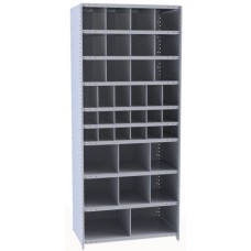 Hallowell 5535-12 Hi-Tech Metal Bin Starter Shelving