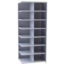 Hallowell A5525-12 Hi-Tech Steel Metal Compartment Shelving