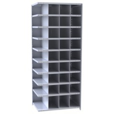 Hallowell A5527-18 Hi-Tech Metal Compartment Steel Shelving