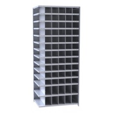 Hallowell A5529-12 Hi-Tech Metal Compartment Steel Shelving