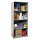 Hallowell 4520-12 Hi-Tech Boltless Closed Starter Shelving – 36"W x 12"D x 87"H, 5 Shelves, 500 lb/Shelf, with Side & Back Panels