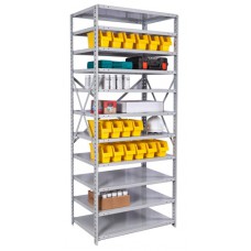 Hallowell 451C-12PL-AM MedSafe Antimicrobial Starter Shelving