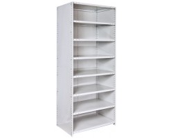 Hallowell 4523-18PL-AM MedSafe Antimicrobial Stockroom Shelving