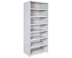 Hallowell 4523-12PL-AM MedSafe Antimicrobial Storeroom Shelving