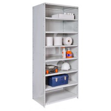 Hallowell 4523-24PL-AM MedSafe Antimicrobial Stockroom Shelving