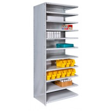 Hallowell A472C-24PL-AM MedSafe Antimicrobial Stockroom Shelving
