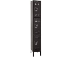 Hallowell URB1258-3A Ready Built Premium Steel Lockers