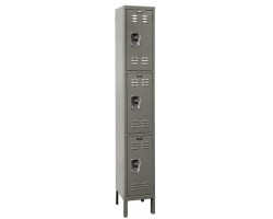 Hallowell URB1258-3A Ready Built Premium Steel Lockers