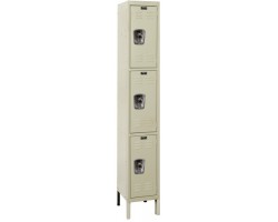 Hallowell URB1258-3A Ready Built Premium Steel Lockers