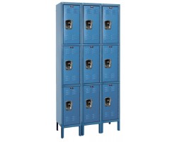 Hallowell U3288-3 Industrial Premium Steel Lockers