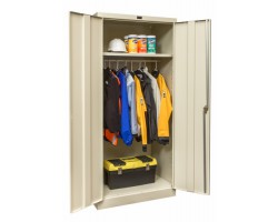 Hallowell 845W18 Knocked-Down Industrial Steel Wardrobe Cabinet