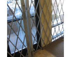 Illinois Engineered Heavy Duty Pair Folding Security Gate PFG1480