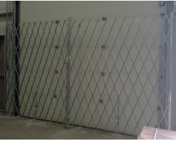 Illinois Engineered Heavy Duty Pair Folding Security Gate PFG1685