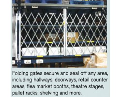 Illinois Engineered Heavy Duty Pair Folding Security Gate-PFG875