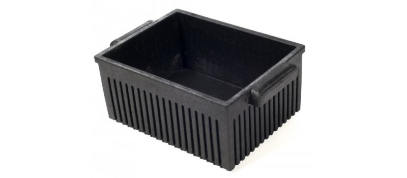 Kadon Solid Plastic Black Tote Box