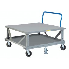 Little Giant Adj Height Mobile Pallet Stand - 2PDSEH40-6PH2FL