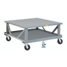 Little Giant Adj Height Mobile Pallet Stand - 2PDSE48486PH2FL
