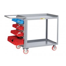 The Little Giant MWLP-2436-5TL Maintenance Workstation with Louvered Panel Cart