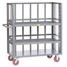 Little Giant 2-sided Adjustable Shelf Truck with Slat Type Sides - S3-A-3048-6PY 