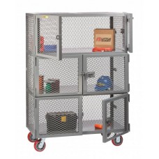 Little Giant 3-Compartment Security Cart - SC2-6D-3048-6PY