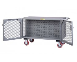 Little Giant 2-Sided Mobile Maintenance Cart - ST-2448-6PY-LP